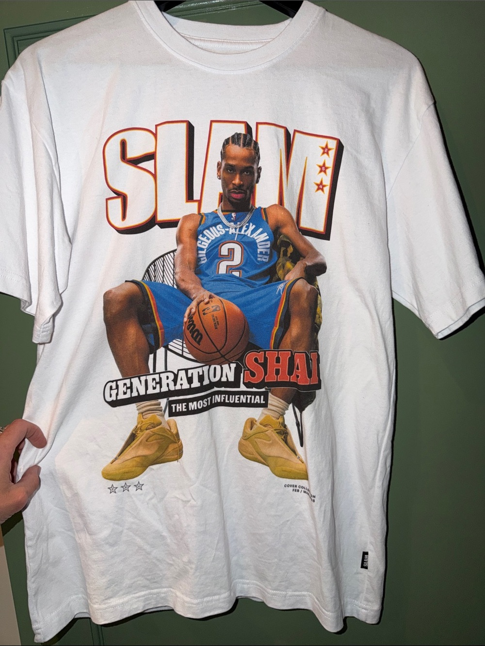 Slam Generation Shai Graphic White Cotton Tee - never worn